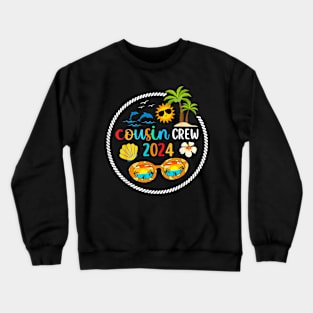 2024 Cousin Crew Summer Vacation Beach Family Trips Matching Crewneck Sweatshirt